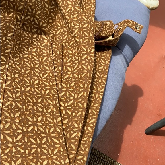 Fall color mosaic printed crop pants - Picture 4 of 6